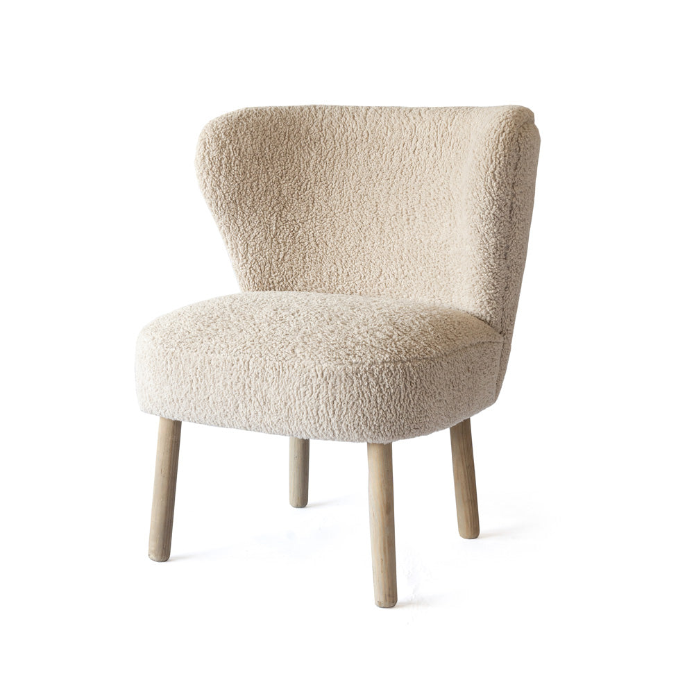 Palmer Chair-Beige  - WS Living - UAE -  Wood and steel Furnitures - Dubai
