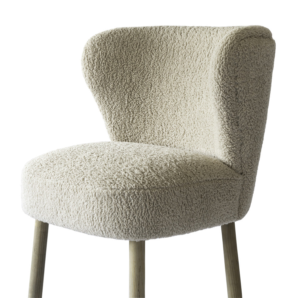 Palmer Chair-Beige  - WS Living - UAE -  Wood and steel Furnitures - Dubai