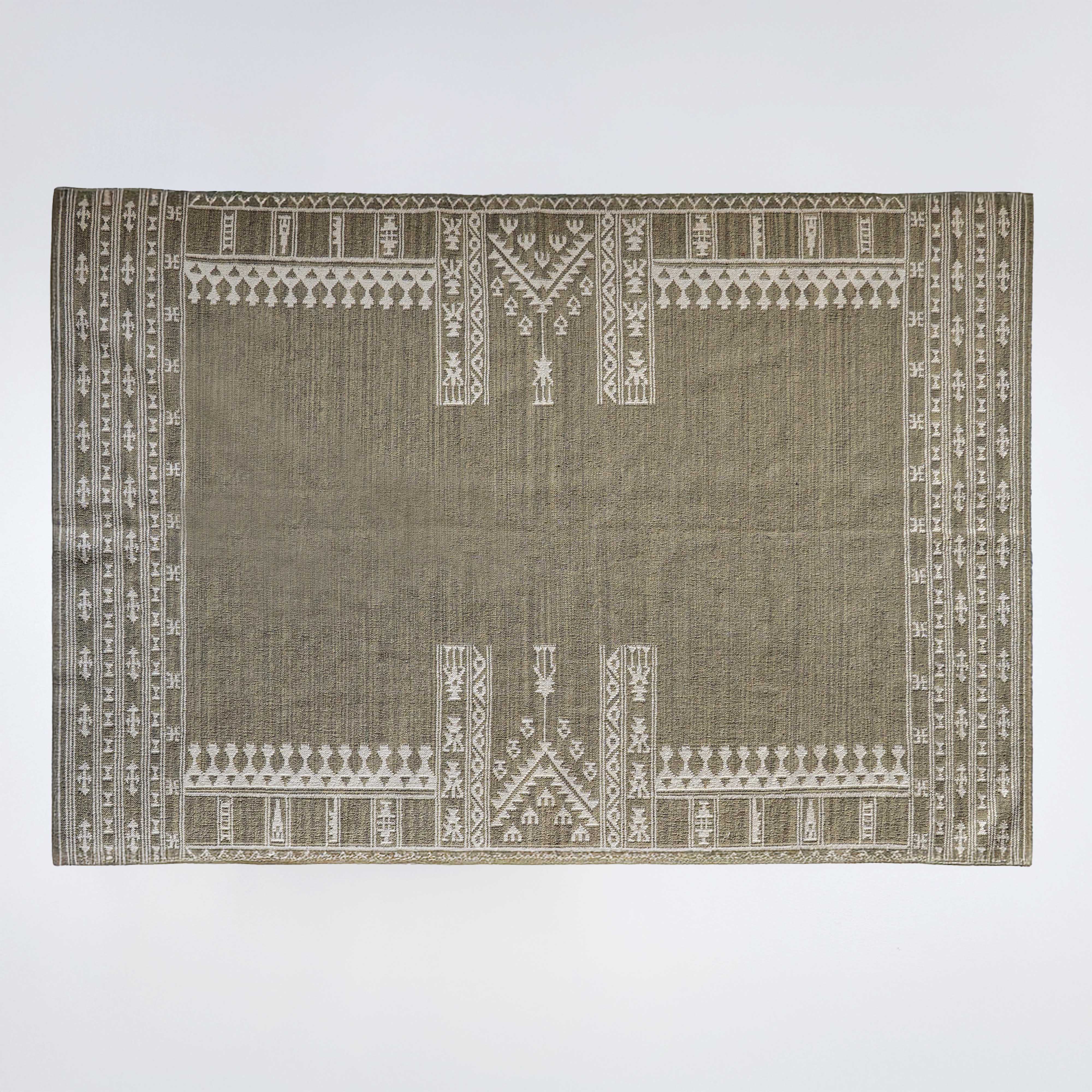 Evergreen Weave Olive Green Woven Rug