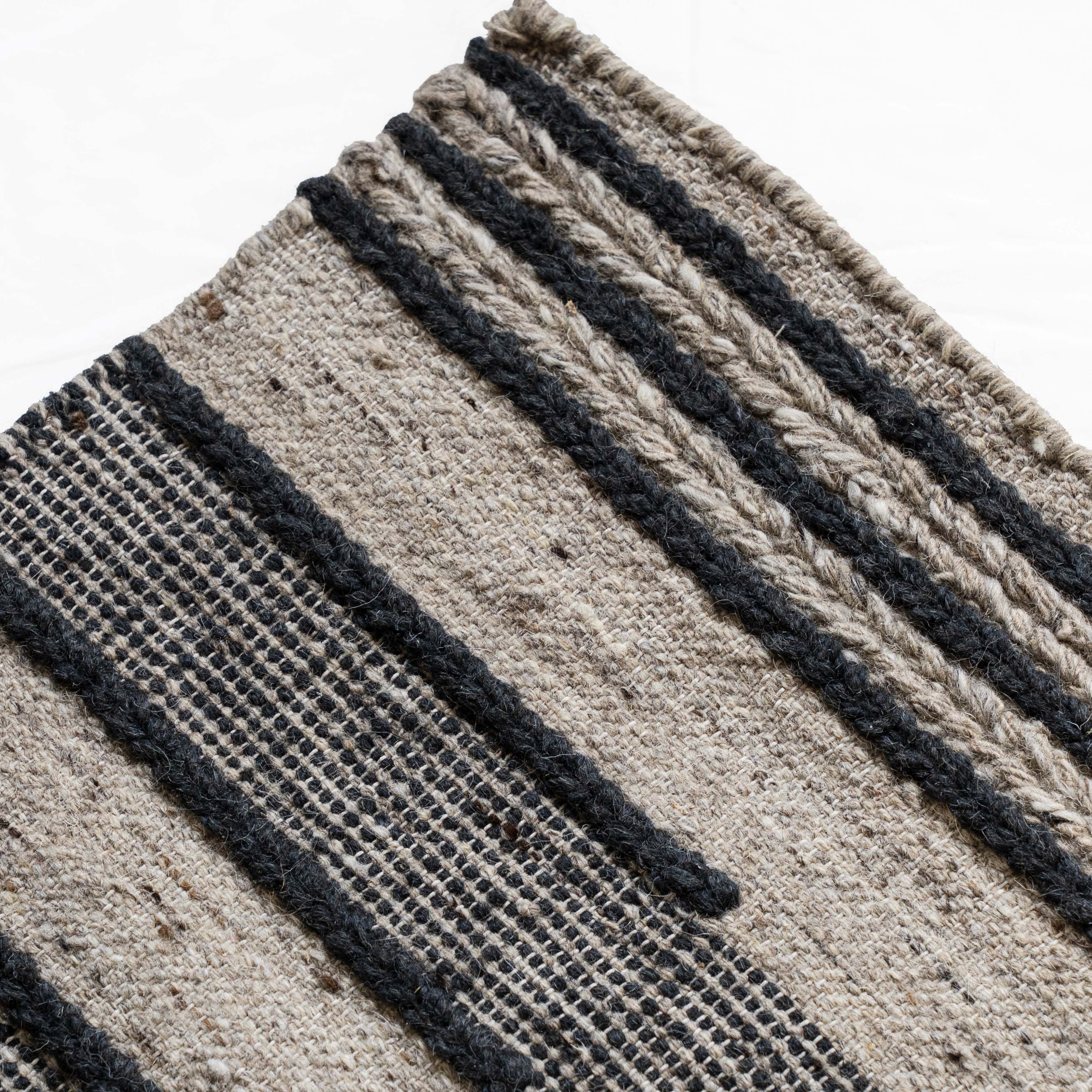 Moonlit Handcrafted Wool Rug