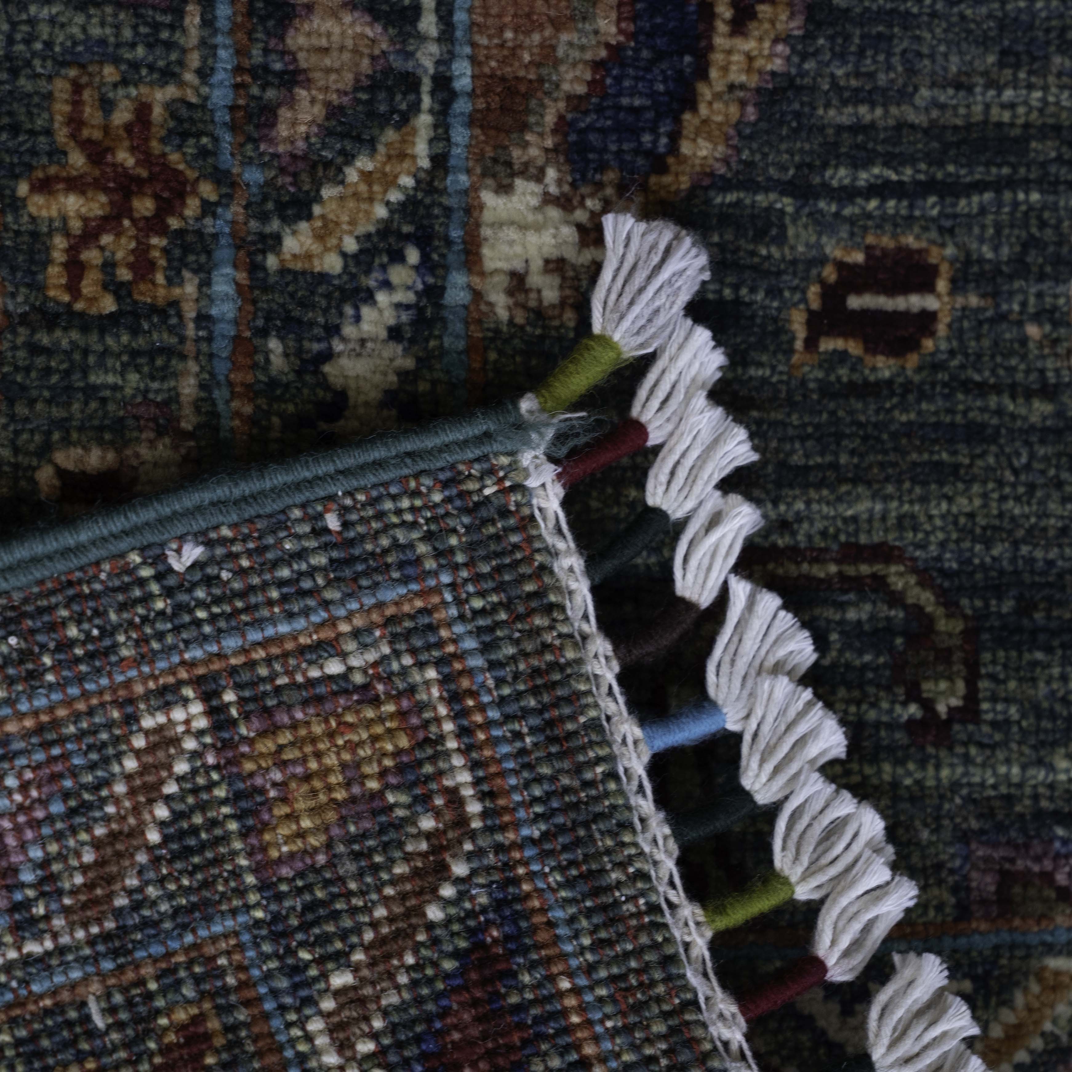 Stonewash Vintage Anatolian Afghan Rug 315x212cm