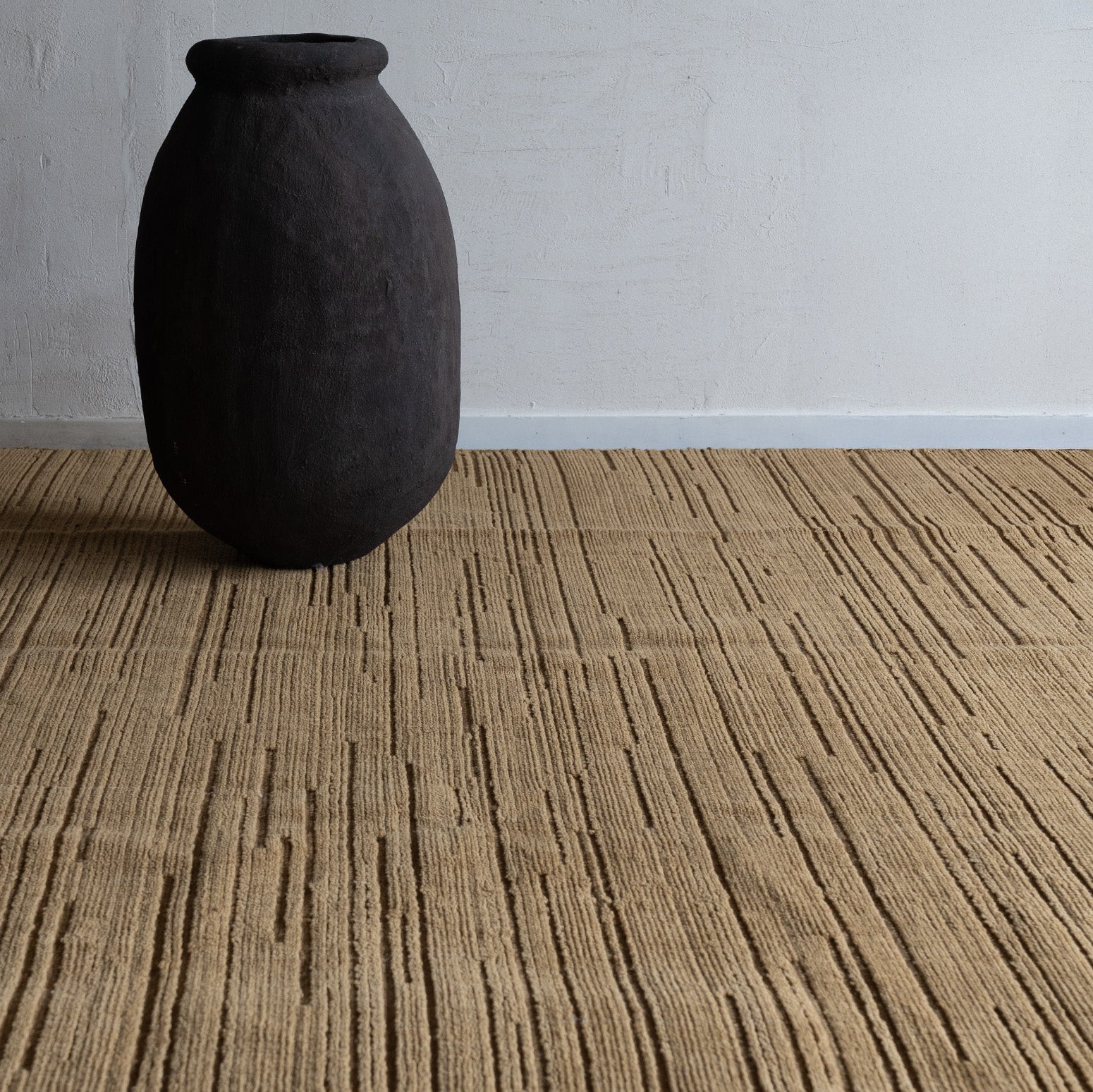 Golden Ember Handloom Cotton Rug 245x305cm