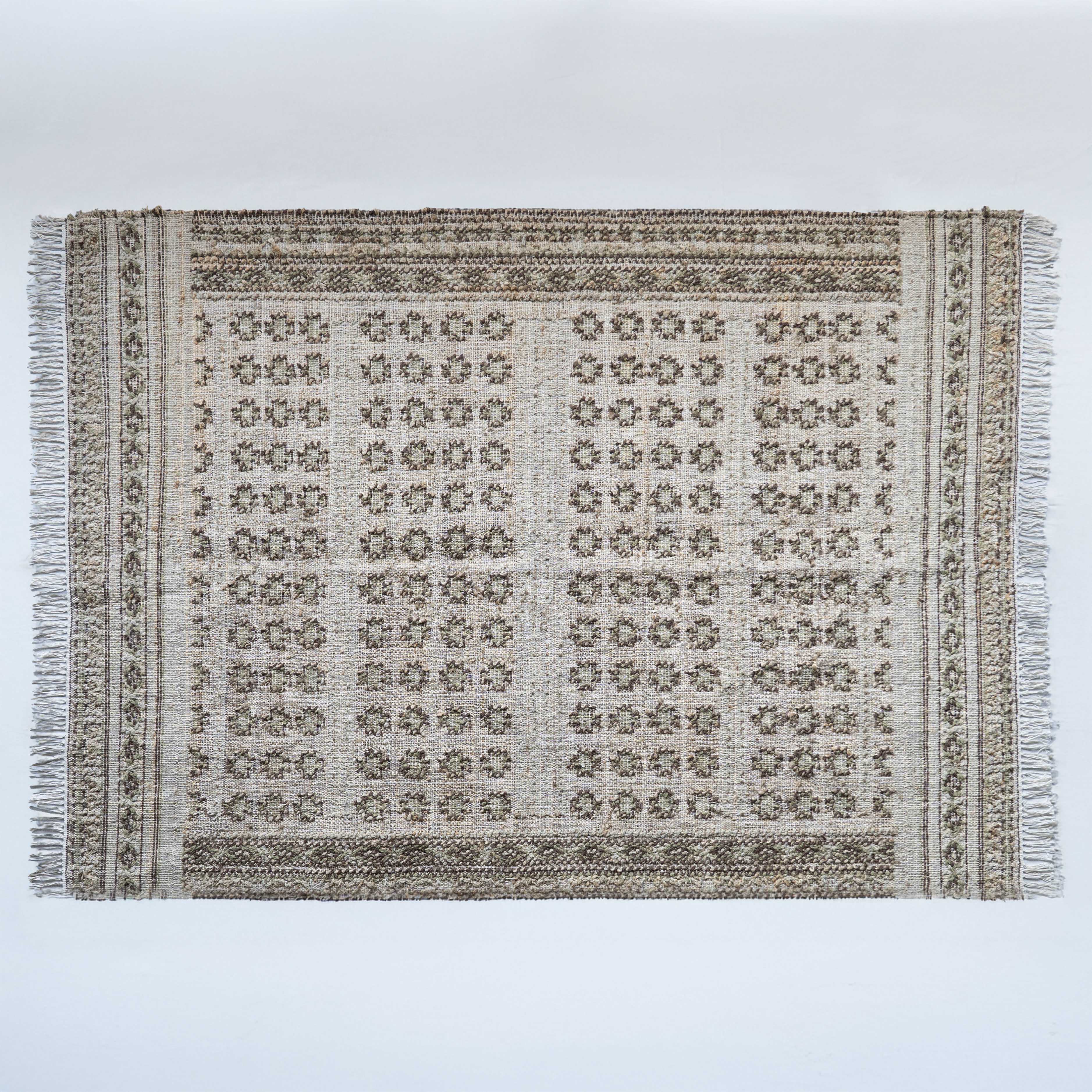 Jute Panja Handcrafted Wool Rug - TLR0009