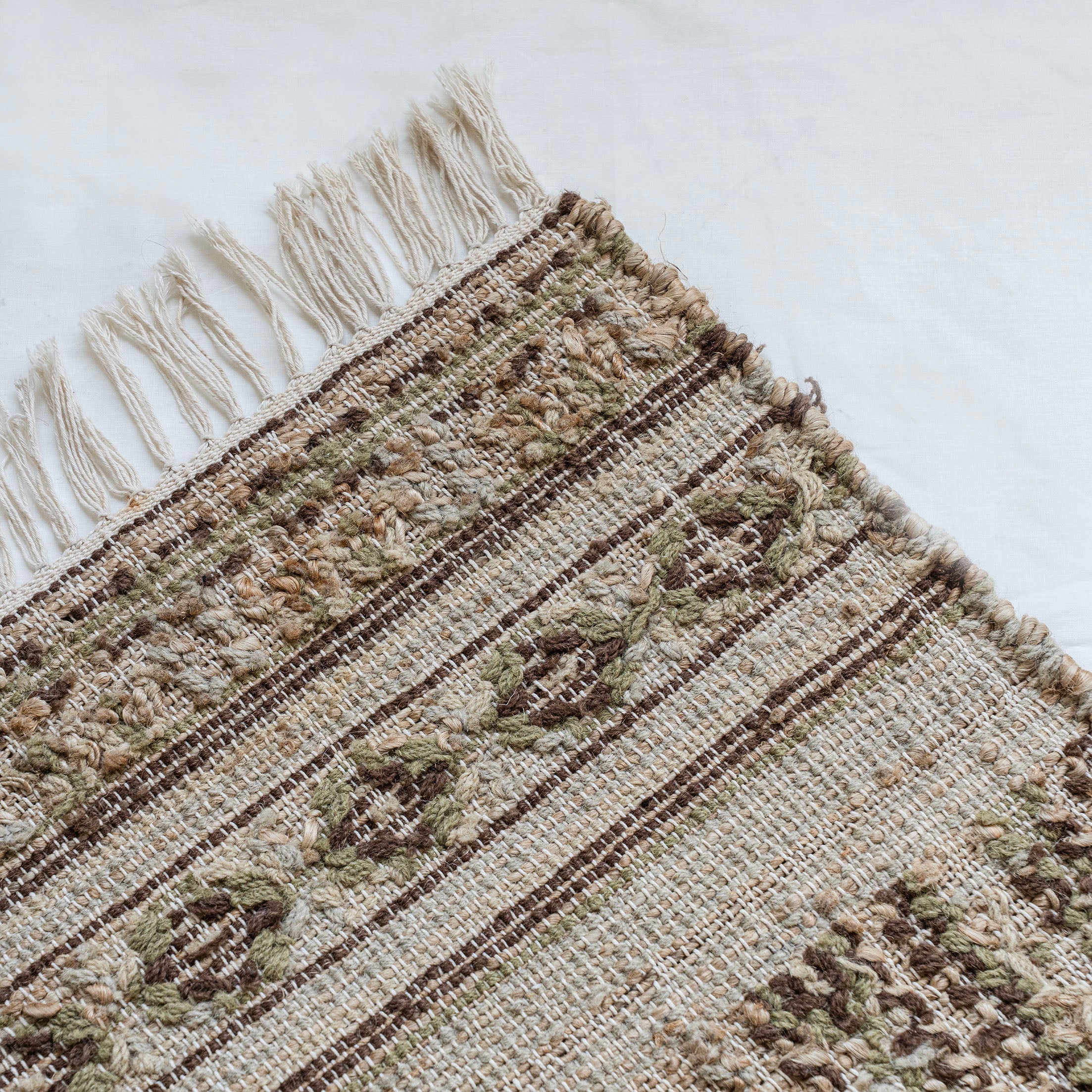 Jute Panja Handcrafted Wool Rug - TLR0009