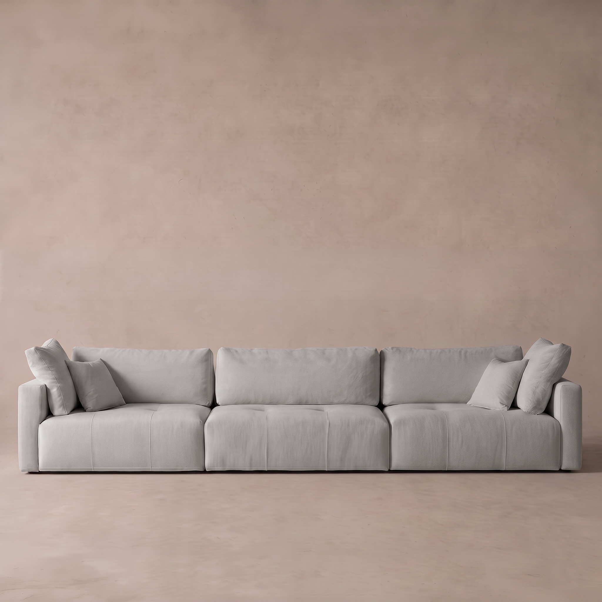 Sky Modern L Shape | Sectional Modular Sofa - Beige