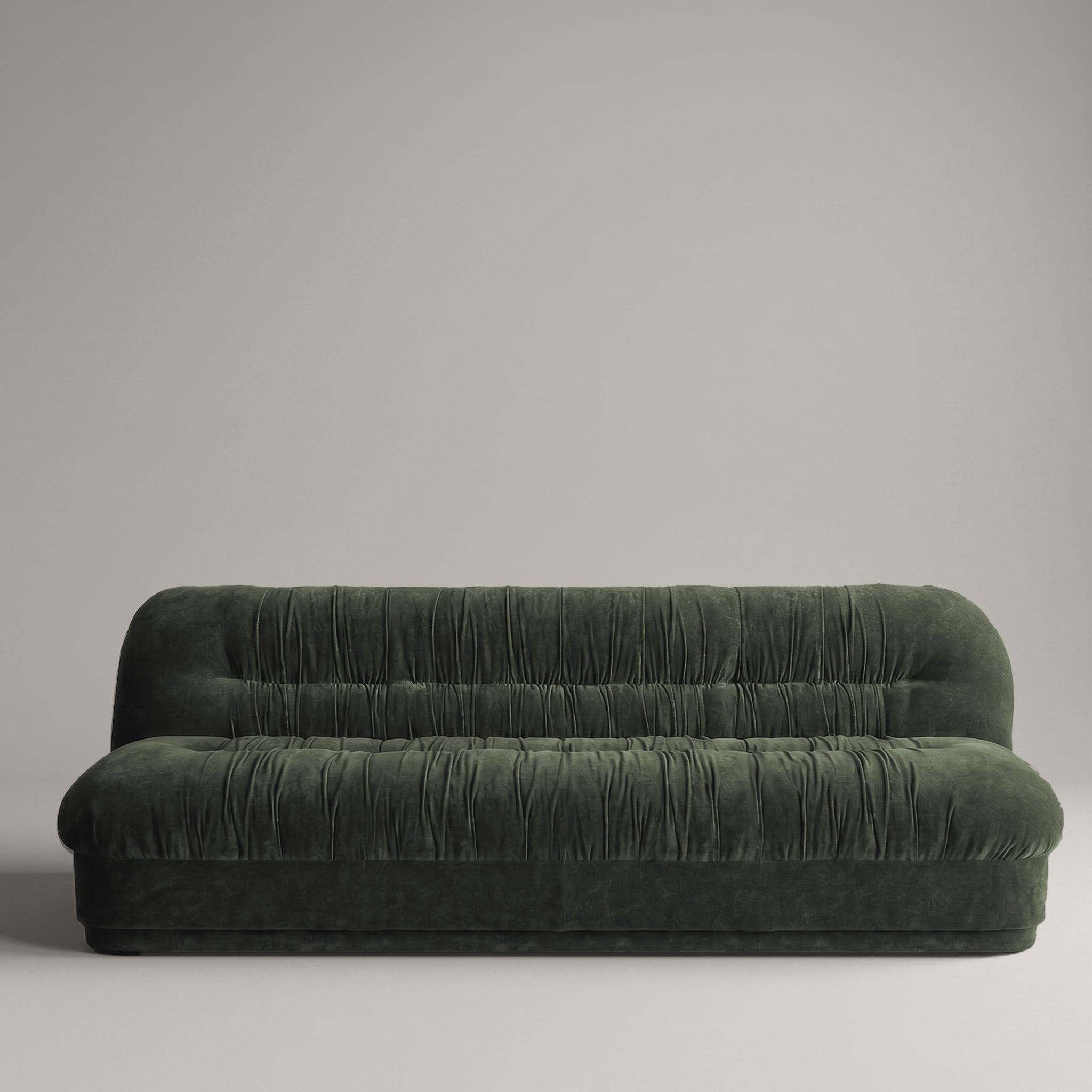 Solara Modern 3 Seater Sofa - Green