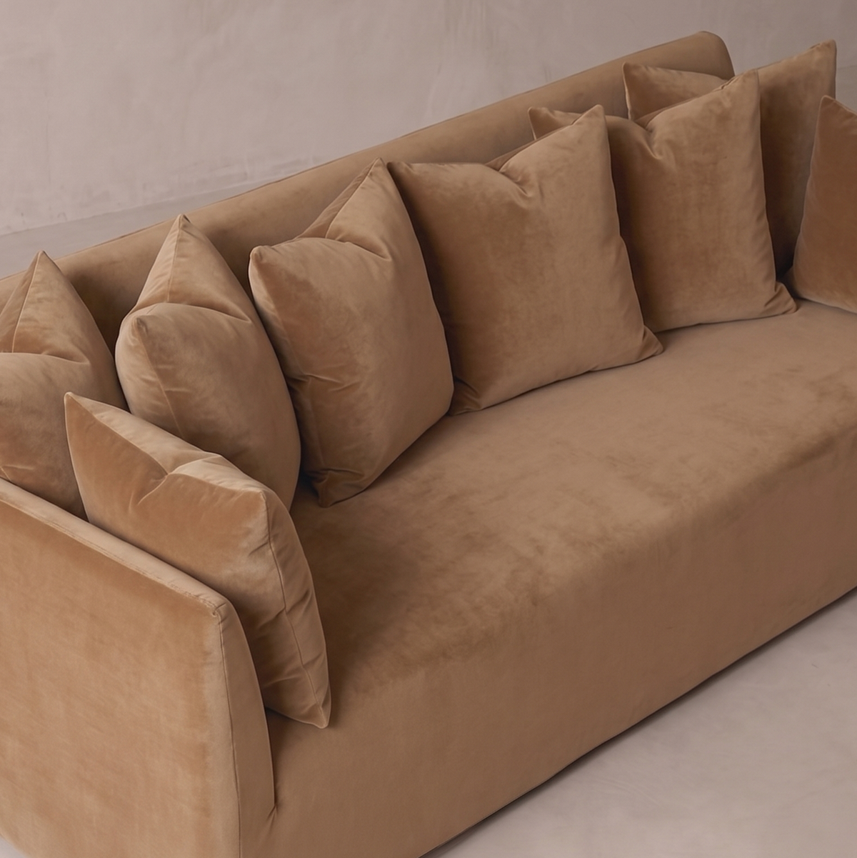 Sophie Modern 3 seater Sofa - Warm Camel