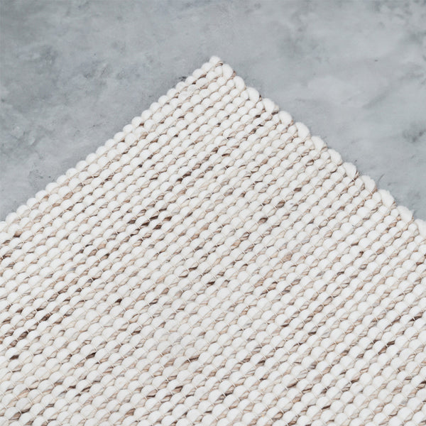 Space White Wool Rug – Handmade Minimalist Design | WS Living Furniture ...