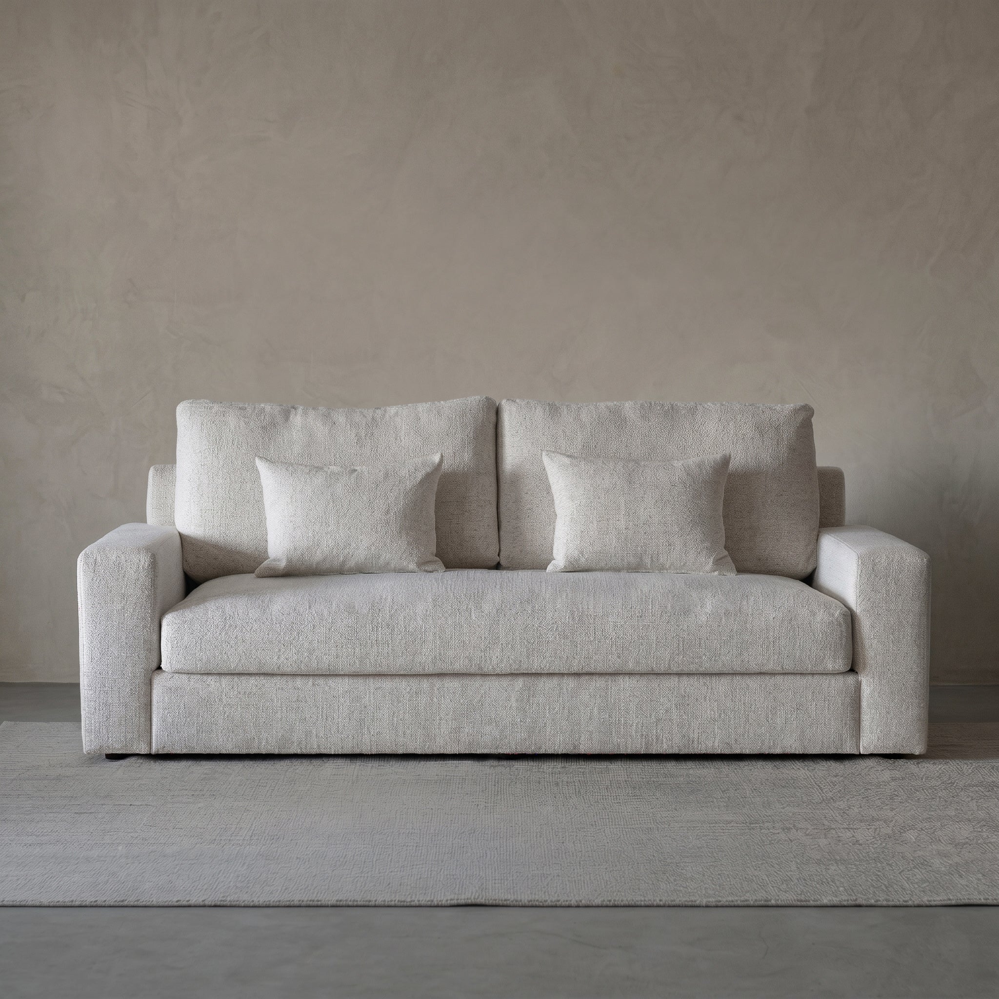 Yorra White Classic Style 3 Seater Sofa