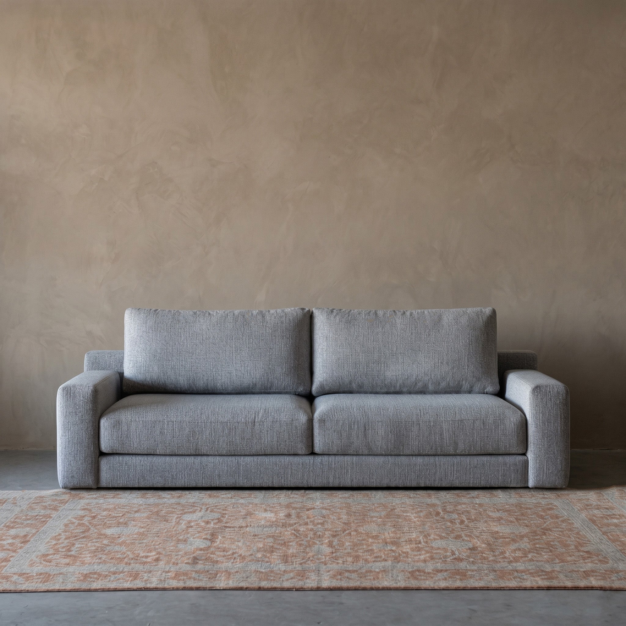 Yorra Grey Classic Style 3 Seater Sofa