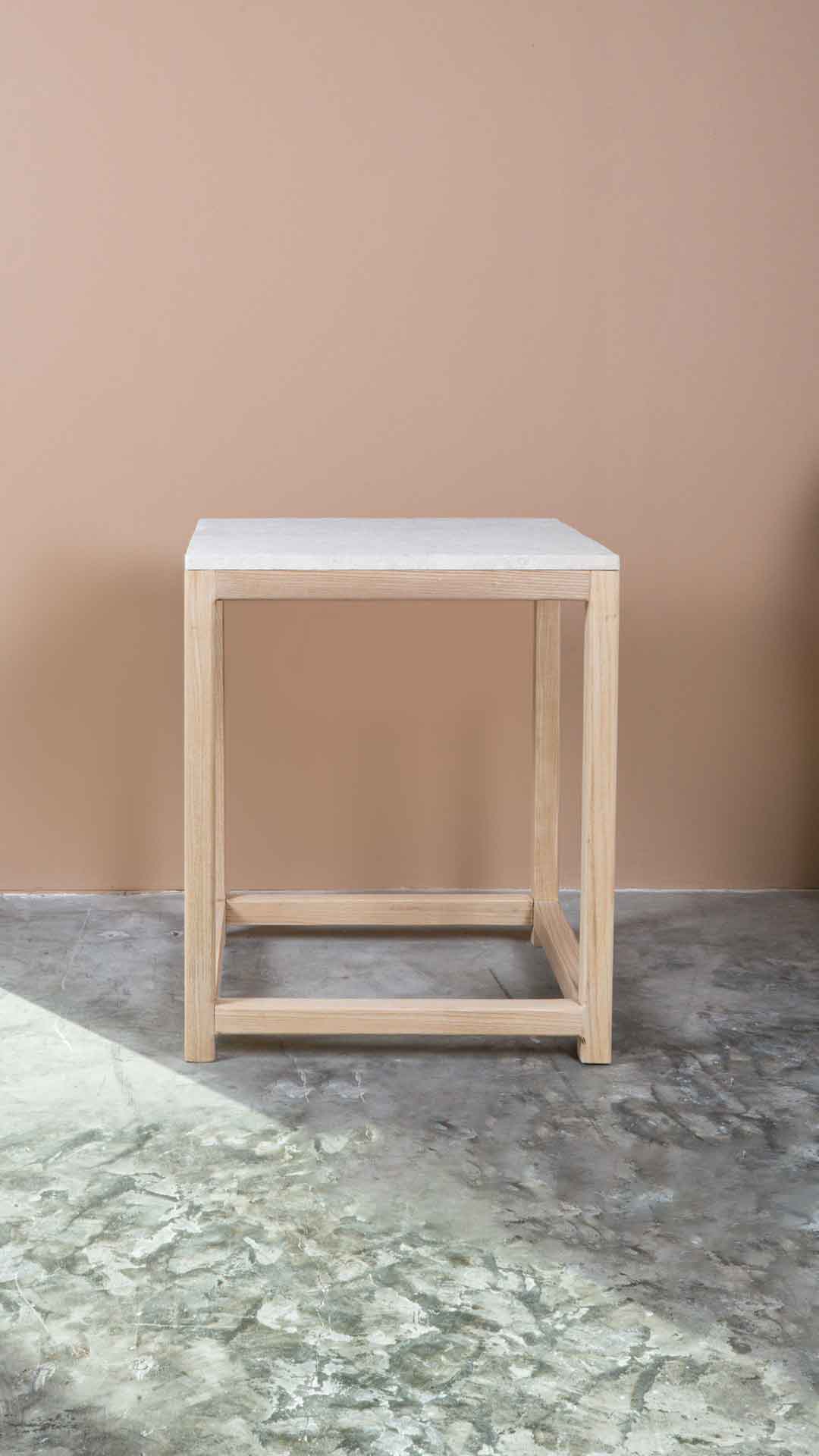 Cordoba Side Table  - WS Living - UAE -  Wood and steel Furnitures - Dubai