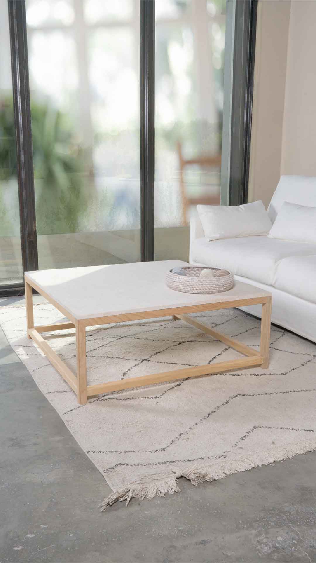 Cordoba Coffee Table  - WS Living - UAE -  Wood and steel Furnitures - Dubai