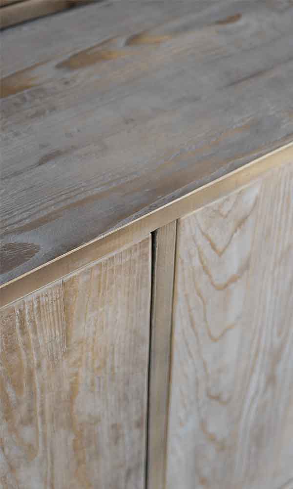 Darena Sideboard  - WS Living - UAE -  Wood and steel Furnitures - Dubai