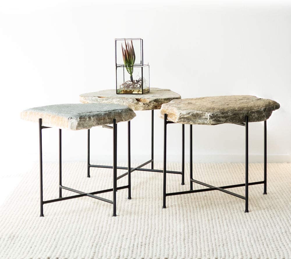 Red Desert Coffee Table  - WS Living - UAE - Coffee Table Wood and steel Furnitures - Dubai