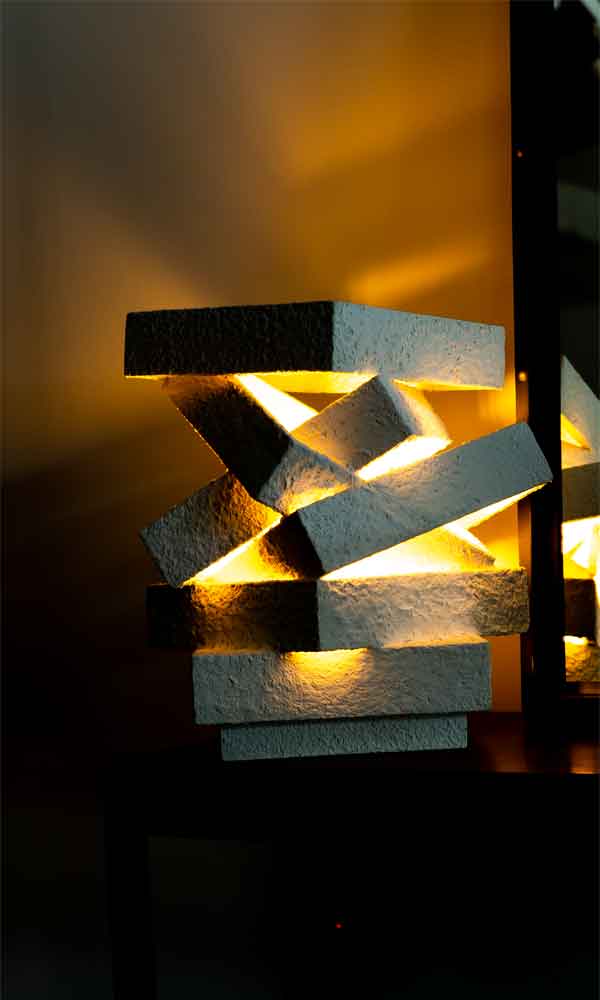Distratto Lamp  - WS Living - UAE -  Wood and steel Furnitures - Dubai