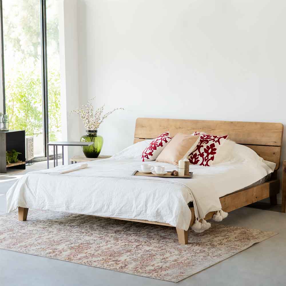 Elizabeth Bed  - WS Living - UAE -  Wood and steel Furnitures - Dubai