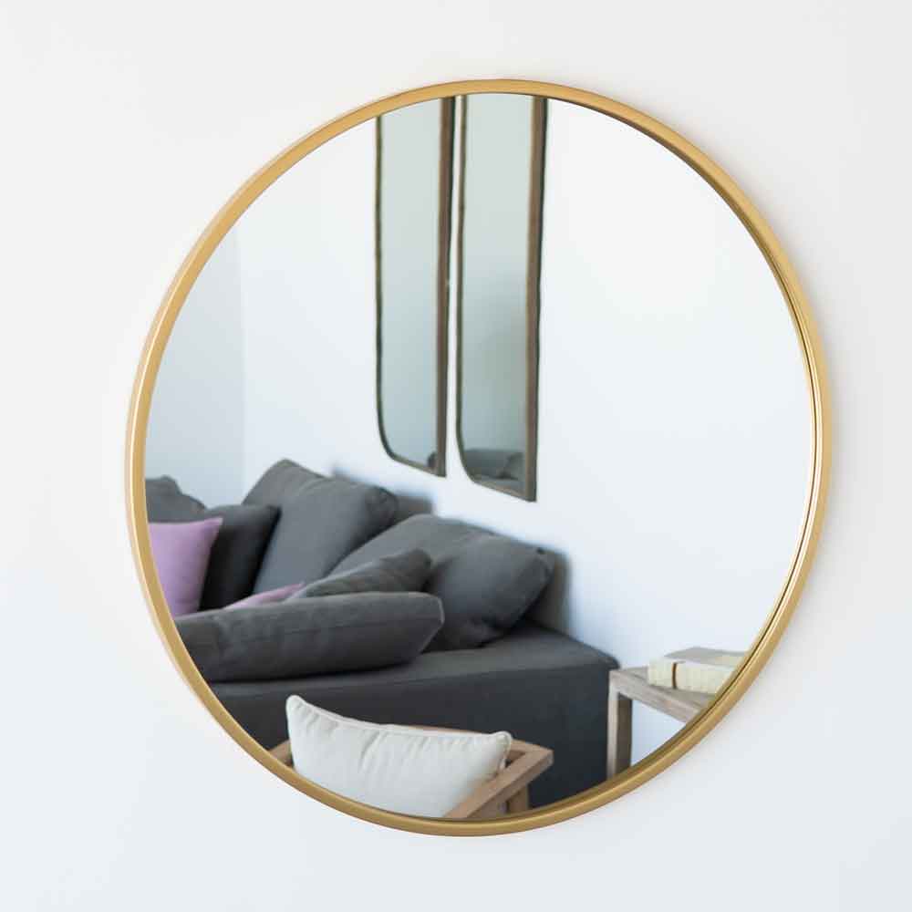 Florence Mirror - SW19M306  - WS Living - UAE -  Wood and steel Furnitures - Dubai