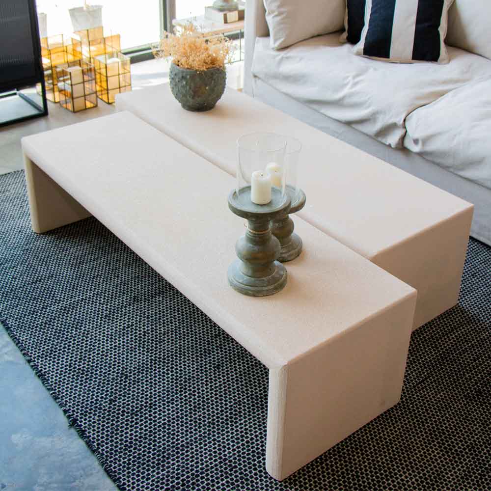 Alaska Coffee Table-Rectangle  - WS Living - UAE -  Wood and steel Furnitures - Dubai