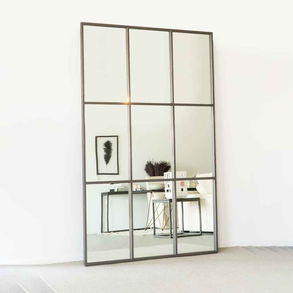 Lix Mirror  - WS Living - UAE -  Wood and steel Furnitures - Dubai