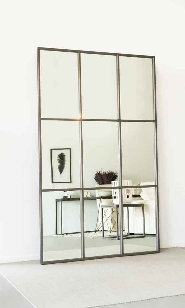 Lix Mirror  - WS Living - UAE -  Wood and steel Furnitures - Dubai