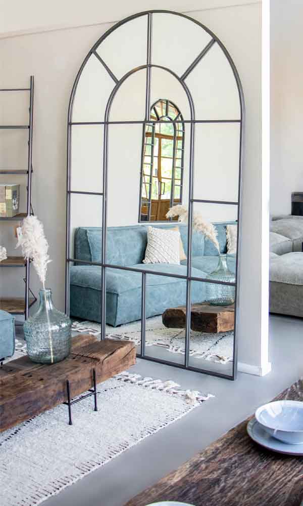 Magnolia Mirror  - WS Living - UAE -  Wood and steel Furnitures - Dubai