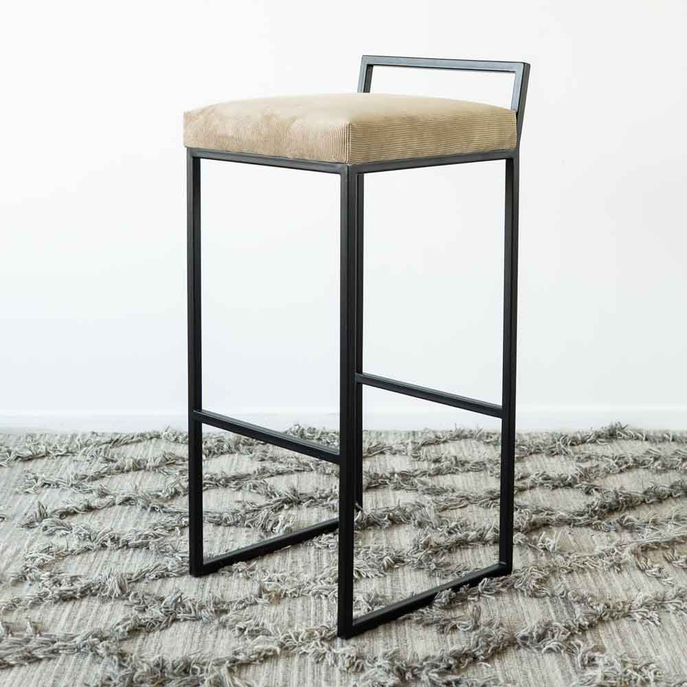 Oslo Bar Stool  - WS Living - UAE -  Wood and steel Furnitures - Dubai