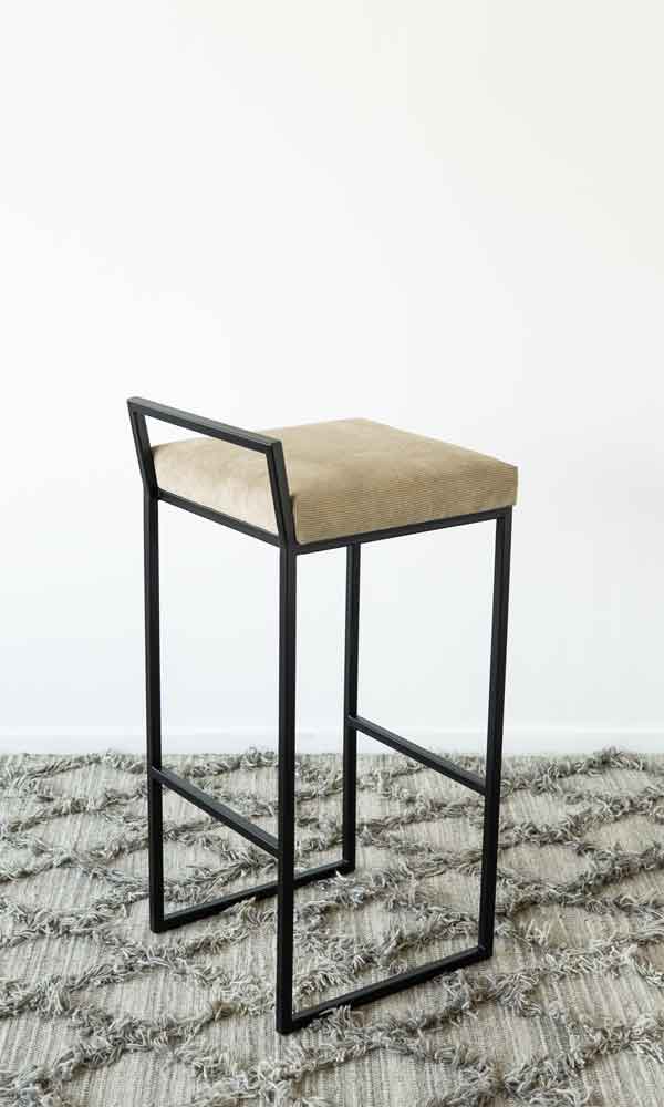 Oslo Bar Stool  - WS Living - UAE -  Wood and steel Furnitures - Dubai