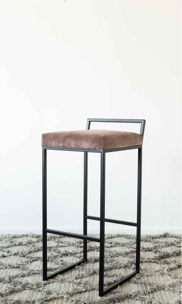 Oslo Bar Stool  - WS Living - UAE -  Wood and steel Furnitures - Dubai