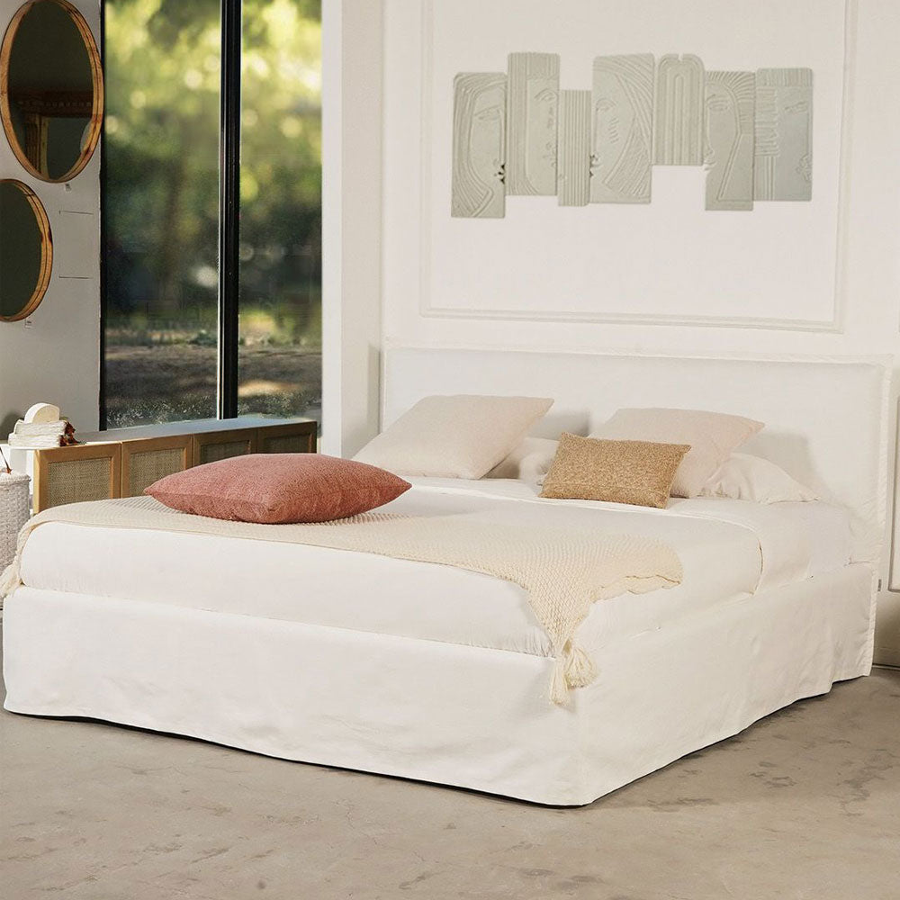Parsons Bed  - WS Living - UAE -  Wood and steel Furnitures - Dubai